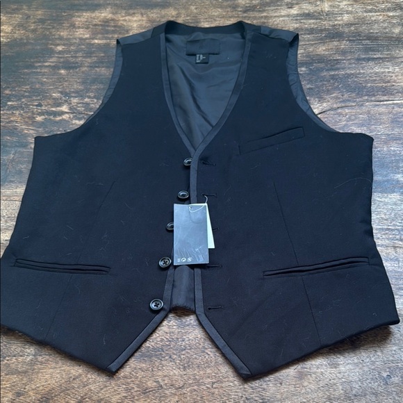 H&M Other - New mens black button up vest size 40R by H&M
